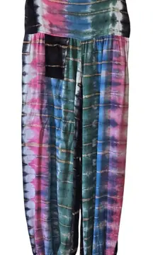 Earthbound Carmen Tie Dye Boho Pants Size Medium