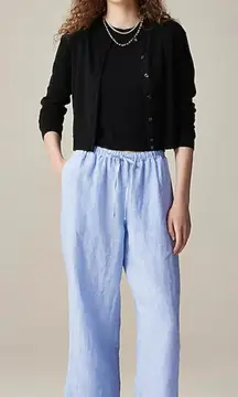 NWT J. Crew New Soleil Pant Linen French Blue