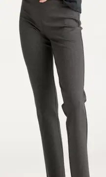 NWT Quince Women's Ultra-Stretch Ponte Straight Leg‎ Pants Charcoal Gray Small