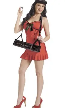 Cocktail Server Dress Costume