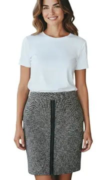 Classiques Entier Vintage Wool blend tweed Pencil Skirt 4