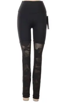 LULULEMON ATHLETICA Graphite Grey Sheer Will HR Tight 28" *Camo Leggings - US 4