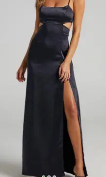 Silk maxi dress