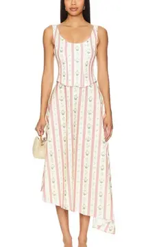 NWT WeWoreWhat Asymmetrical Floral Midi Skirt