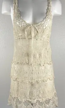 Solitaire Swim crochet coverup dress