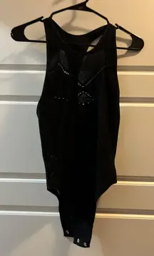 Black cut out detail Body Suit