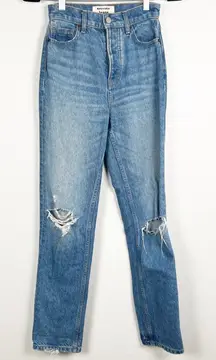 Reformation Jeans Women's Cynthia High Rise Straight‎ Jeans Sz 23