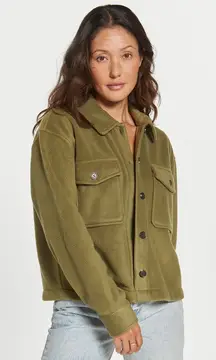 Thread & Supply Auria Jacket Green Cropped
