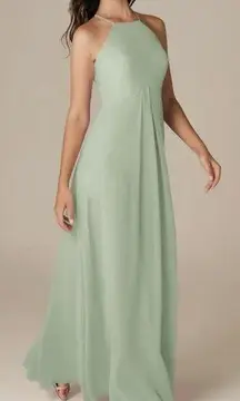 David's Bridal AW Nannie Bridesmaid Prom Formal Special Occasion Wedding Guest Dress, 4, Green