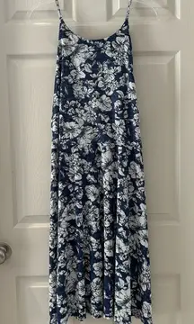 Fortune + Ivy Blue and White Floral Dress Size 3X