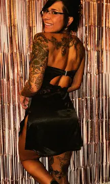 Outcast Generation Clothing Mini Satin Black Dress