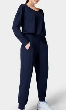 Sweaty Betty One Piece Jogger Jumpsuit Navy Small