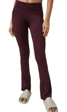 free people Movement resilience slim leg flare in fig jam