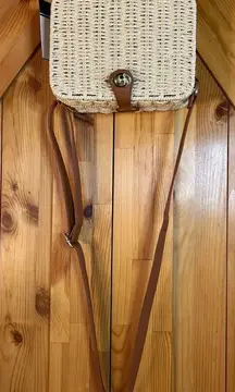 Bueno Collection Straw Crossbody Bag nwt (4894)