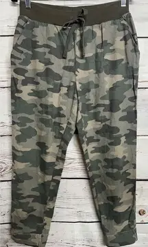 Lucky Brand Pants Womens Small Camo Pull On‎ Pockets Streetwear Y2K 90s