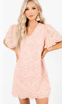 Bella Ella Eyelet Mini Dress