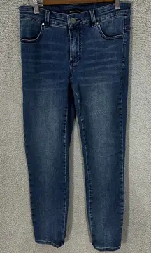 Universal Standard Skinny Ankle Jeans Womens 6 Blue Dark‎ Wash Stretch