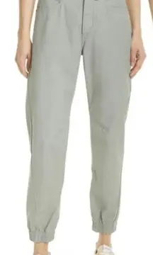 Rag & Bone High Rise Green Joggers 