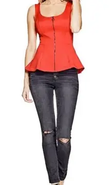 Sleeveless Peplum Top