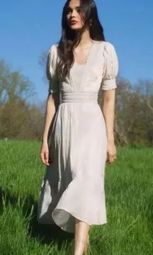 Reformation Betsie Dress (Ivory)