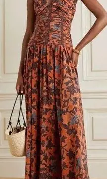 NWT Ulla Johnson Anya Gown in Amaryllis Size 8 Floral Maxi Dress