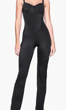 NWT SKIMS Glam Catsuit onyx black small