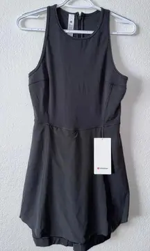 Lululemon Nulux Running Dress 8” Liner Length Graphite Grey Size 6 NWT