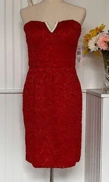 Love Reign Red Cocktail Dress