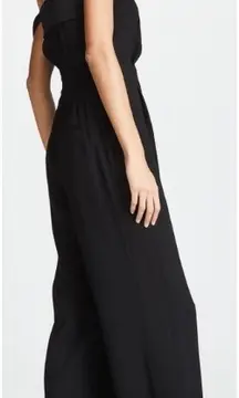 VINCE TUXEDO LEG WIDE LEG SQUARE NECKLINE JUMPSUIT SIZE 12