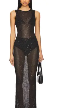 Revolve superdown Dress Black