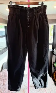 Time and Tru Black whistle top pants size 14