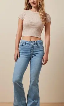 Super High-Waisted Flare Jean