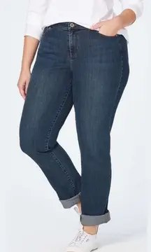 NWT J. Jill The Weekender Straight Leg Dark Blue Denim Jeans