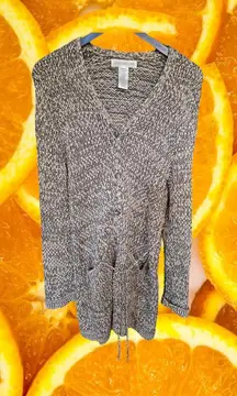 Jones New York Long Sleeve‎ Sweater with Belt Size Medium