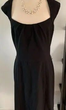 White House Black market work dress black size 14