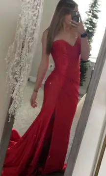 Sherri Hill Red Gown