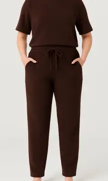 Barefoot Dreams Coy Chic Lite Pants Pull On Brown Pants Womens Size Small New