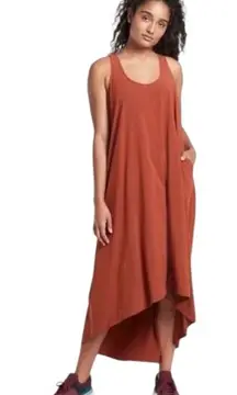 Athleta Presidio Traveler Maxi Dress Rust Size M