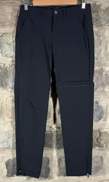 Spyder Convertible Pants Shorts Woman's‎ Small Black Nylon Gorpcore Outdoor