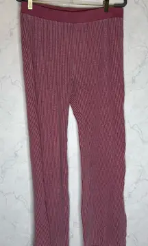 Wildfox ribbed tank top & wide leg pants matching set