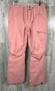 Roxy Women’s Light Pink Flare Snowboard Pants – Small – Adjustable – MSRP $159