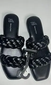 New Time & Tru Braided Sandals Women’s Size 7