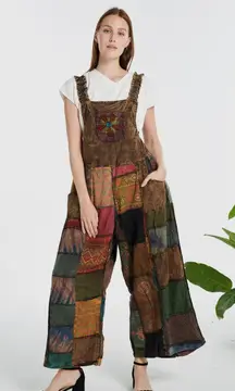 Patchwork Jumpsuit 