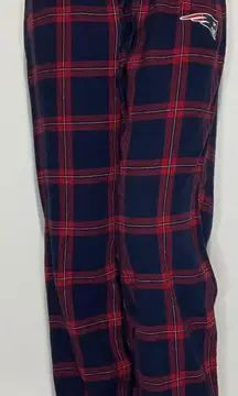 New England Patriots Flannel Plaid Sweatpants Size S 