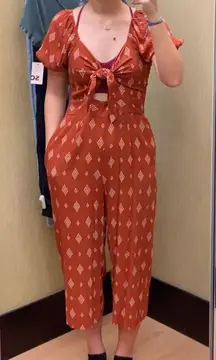 Orange  Jumpsuit