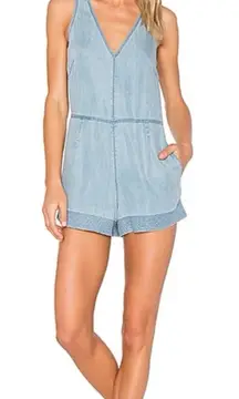 Rag & Bone Mojave Chambray Romper, S