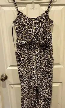 Candies Cheetah‎ Print Spaghetti Strap Jumper size XL