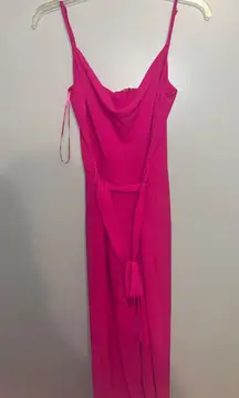 pink jumpsuit