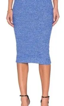 Wool Morena Herringbone Pencil Skirt Size Medium