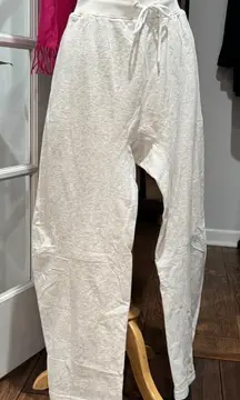 Barrel Leg Lounge Sweatpants with Drawstring and Pockets